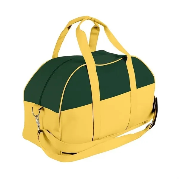 Order Custom Logo Nylon Poly Overnight Duffel Bags-Extensive Color Options-22x12x8. Union... from ASI 73775 Unionwear