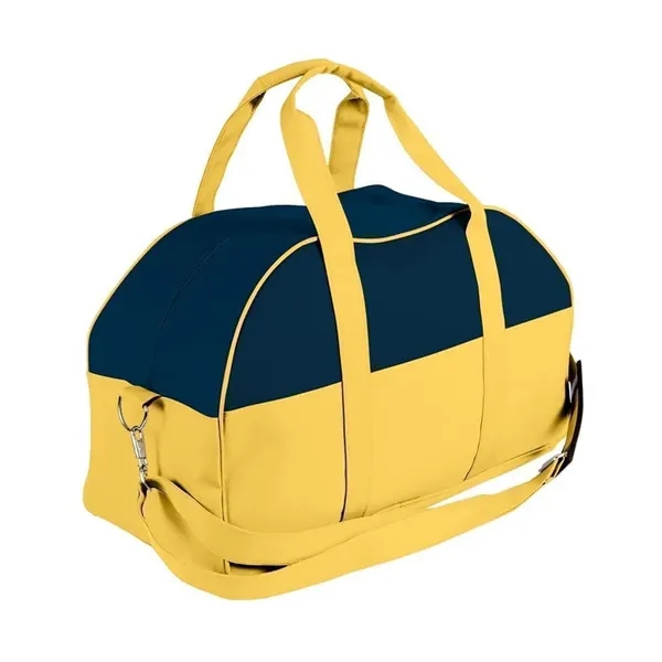 Order Custom Logo Nylon Poly Overnight Duffel Bags-Extensive Color Options-22x12x8. Union... from ASI 73775 Unionwear