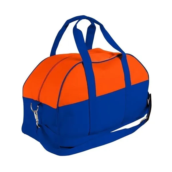 Order Custom Logo Nylon Poly Overnight Duffel Bags-Extensive Color Options-22x12x8. Union... from ASI 73775 Unionwear