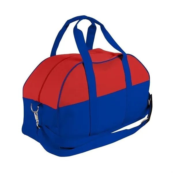 Order Custom Logo Nylon Poly Overnight Duffel Bags-Extensive Color Options-22x12x8. Union... from ASI 73775 Unionwear
