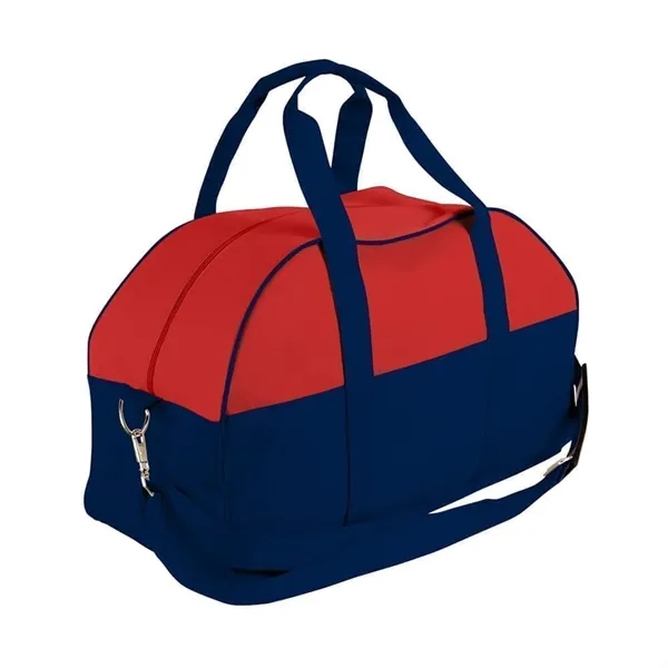 Order Custom Logo Nylon Poly Overnight Duffel Bags-Extensive Color Options-22x12x8. Union... from ASI 73775 Unionwear