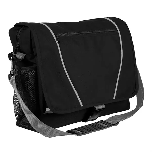 Order Custom Logo Nylon Poly Shoulder Bike Bags-Extensive Color Options-16x12x4. Union... from ASI 73775 Unionwear