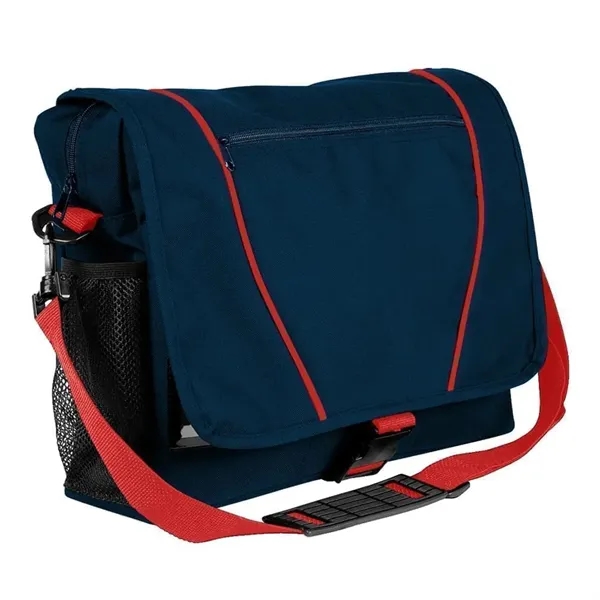 Order Custom Logo Nylon Poly Shoulder Bike Bags-Extensive Color Options-16x12x4. Union... from ASI 73775 Unionwear