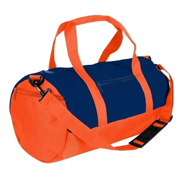 Order Custom Logo Heavy Canvas Athletic Barrel Bags-Extensive Color Options-9 Sizes.... from ASI 73775 Unionwear