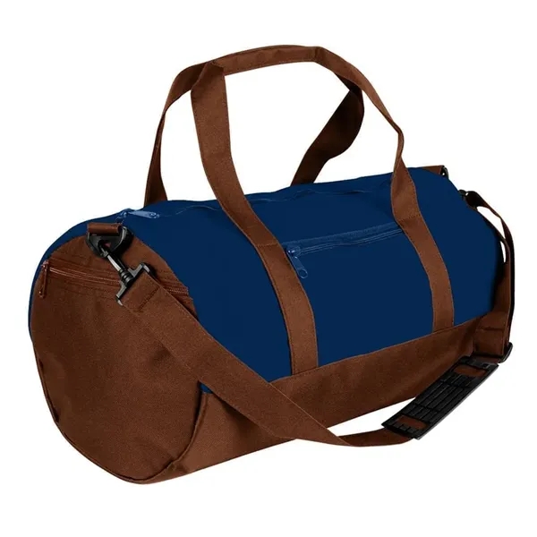 Order Custom Logo Heavy Canvas Athletic Barrel Bags-Extensive Color Options-9 Sizes.... from ASI 73775 Unionwear