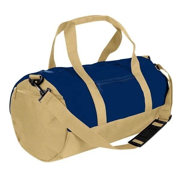 Order Custom Logo Heavy Canvas Athletic Barrel Bags-Extensive Color Options-9 Sizes.... from ASI 73775 Unionwear