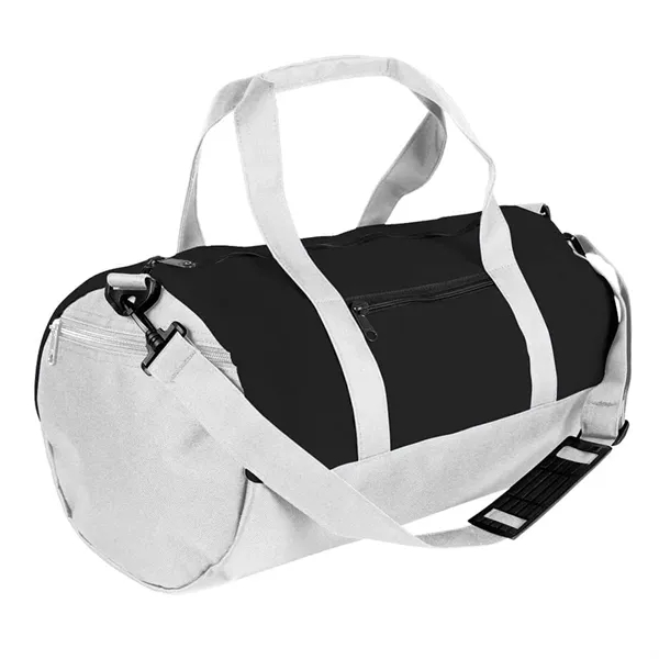 Order Custom Logo Heavy Canvas Athletic Barrel Bags-Extensive Color Options-9 Sizes.... from ASI 73775 Unionwear