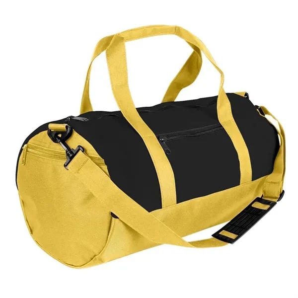Order Custom Logo Heavy Canvas Athletic Barrel Bags-Extensive Color Options-9 Sizes.... from ASI 73775 Unionwear