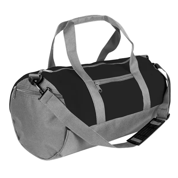Order Custom Logo Heavy Canvas Athletic Barrel Bags-Extensive Color Options-9 Sizes.... from ASI 73775 Unionwear