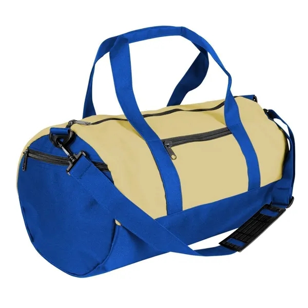 Order Custom Logo Heavy Canvas Athletic Barrel Bags-Extensive Color Options-9 Sizes.... from ASI 73775 Unionwear