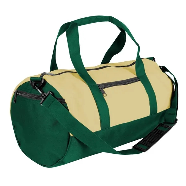 Order Custom Logo Heavy Canvas Athletic Barrel Bags-Extensive Color Options-9 Sizes.... from ASI 73775 Unionwear