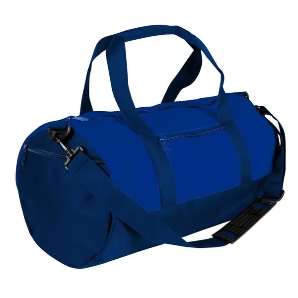 Order Custom Logo Nylon Poly Athletic Barrel Bags-Extensive Color Options-9 Sizes.... from ASI 73775 Unionwear