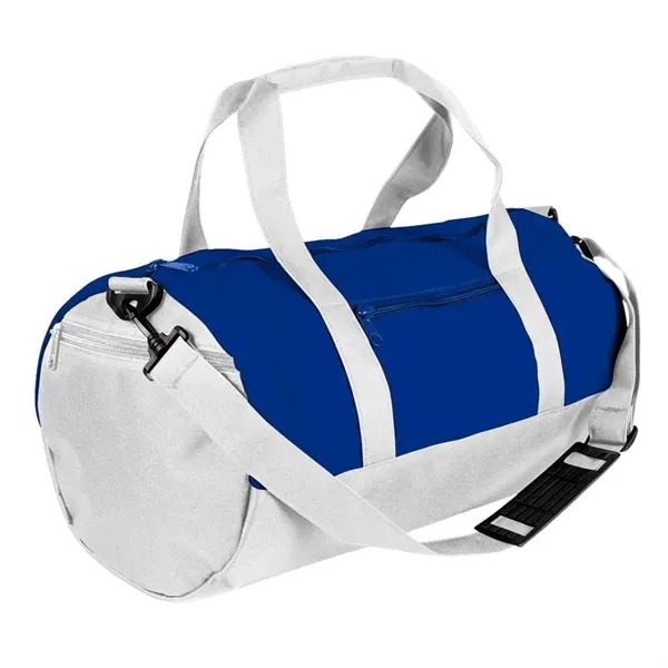 Order Custom Logo Nylon Poly Athletic Barrel Bags-Extensive Color Options-9 Sizes.... from ASI 73775 Unionwear