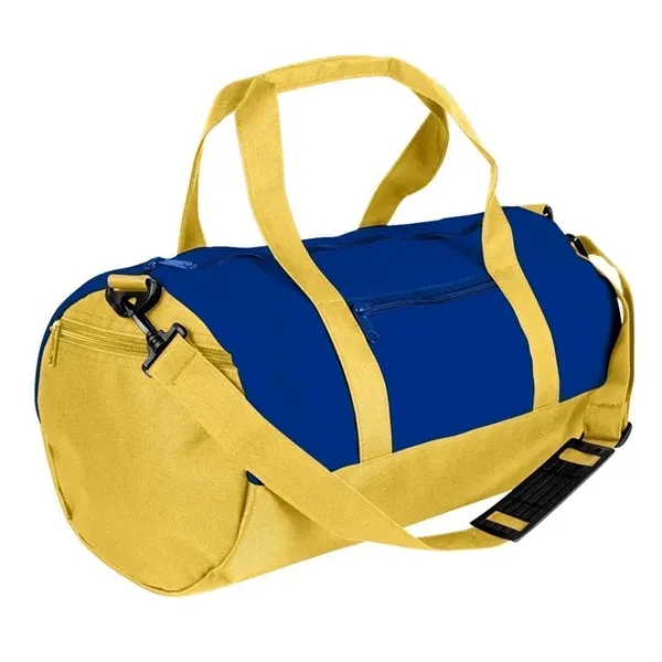 Order Custom Logo Nylon Poly Athletic Barrel Bags-Extensive Color Options-9 Sizes.... from ASI 73775 Unionwear
