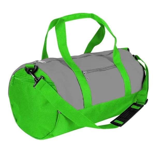 Order Custom Logo Nylon Poly Athletic Barrel Bags-Extensive Color Options-9 Sizes.... from ASI 73775 Unionwear
