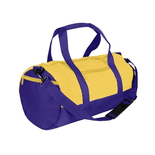 Order Custom Logo Nylon Poly Athletic Barrel Bags-Extensive Color Options-9 Sizes.... from ASI 73775 Unionwear