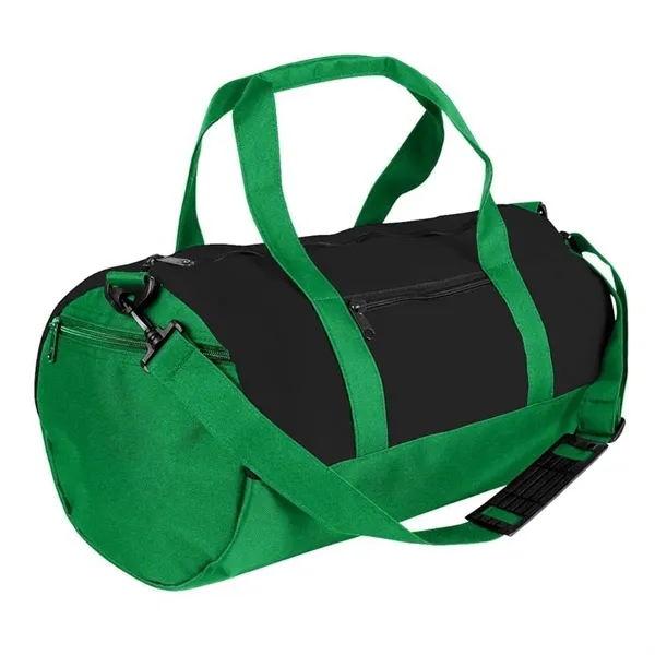 Order Custom Logo Nylon Poly Athletic Barrel Bags-Extensive Color Options-9 Sizes.... from ASI 73775 Unionwear