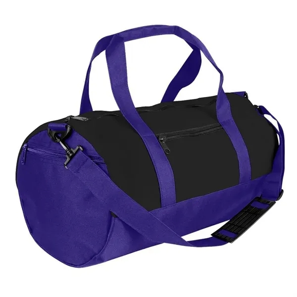 Order Custom Logo Nylon Poly Athletic Barrel Bags-Extensive Color Options-9 Sizes.... from ASI 73775 Unionwear