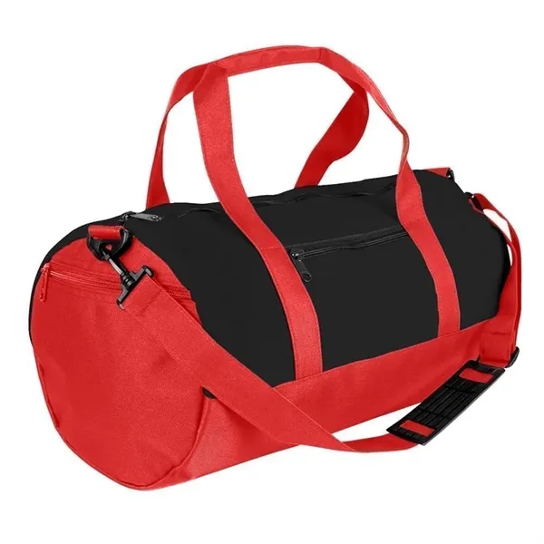 Order Custom Logo Nylon Poly Athletic Barrel Bags-Extensive Color Options-9 Sizes.... from ASI 73775 Unionwear