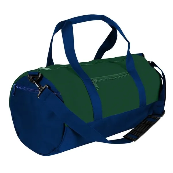 Order Custom Logo Nylon Poly Athletic Barrel Bags-Extensive Color Options-9 Sizes.... from ASI 73775 Unionwear