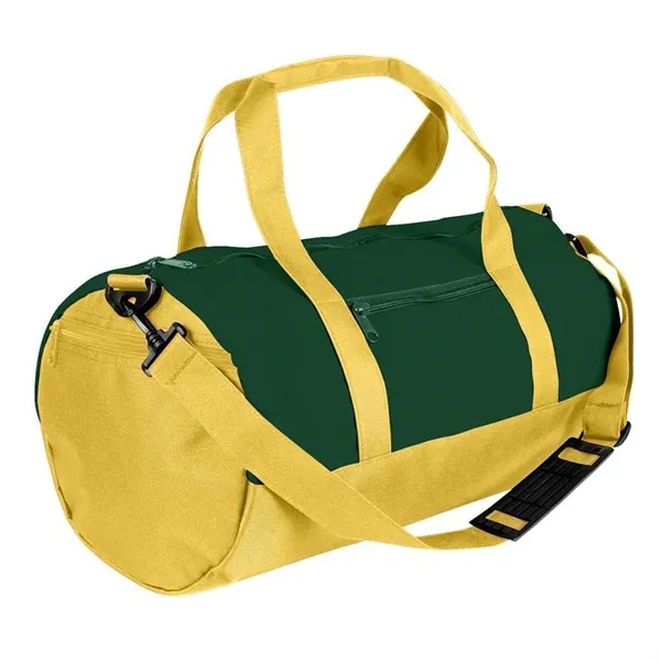 Order Custom Logo Nylon Poly Athletic Barrel Bags-Extensive Color Options-9 Sizes.... from ASI 73775 Unionwear