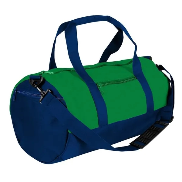 Order Custom Logo Nylon Poly Athletic Barrel Bags-Extensive Color Options-9 Sizes.... from ASI 73775 Unionwear