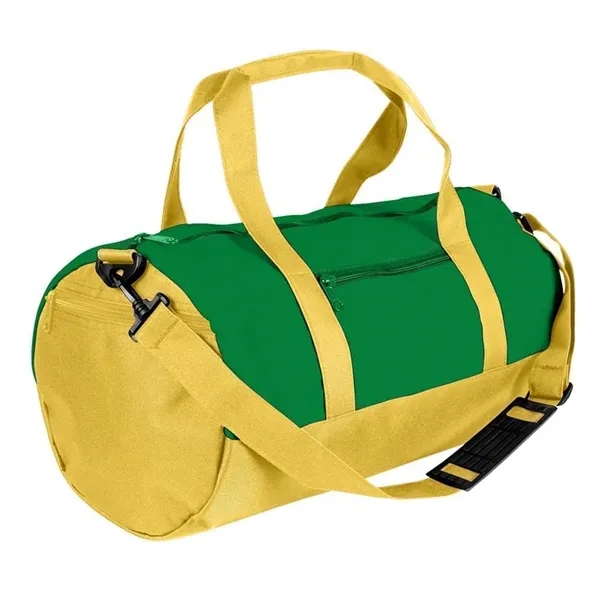 Order Custom Logo Nylon Poly Athletic Barrel Bags-Extensive Color Options-9 Sizes.... from ASI 73775 Unionwear