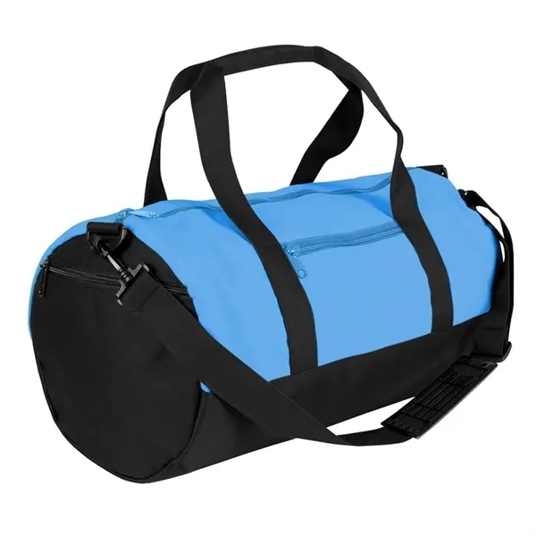 Order Custom Logo Nylon Poly Athletic Barrel Bags-Extensive Color Options-9 Sizes.... from ASI 73775 Unionwear