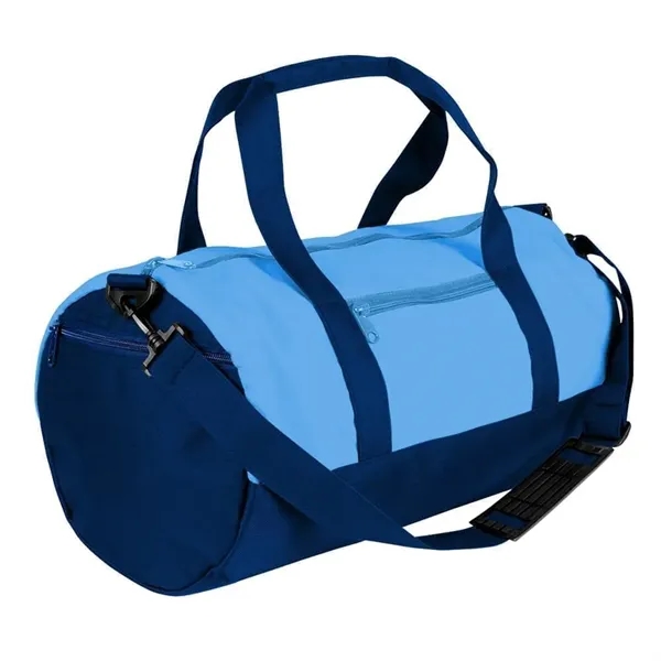 Order Custom Logo Nylon Poly Athletic Barrel Bags-Extensive Color Options-9 Sizes.... from ASI 73775 Unionwear
