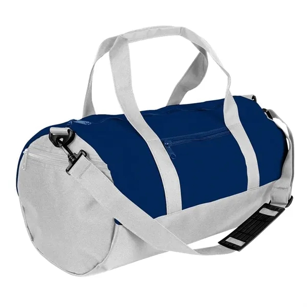 Order Custom Logo Nylon Poly Athletic Barrel Bags-Extensive Color Options-9 Sizes.... from ASI 73775 Unionwear