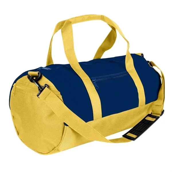 Order Custom Logo Nylon Poly Athletic Barrel Bags-Extensive Color Options-9 Sizes.... from ASI 73775 Unionwear