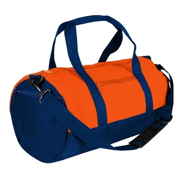 Order Custom Logo Nylon Poly Athletic Barrel Bags-Extensive Color Options-9 Sizes.... from ASI 73775 Unionwear