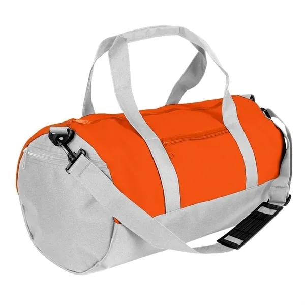 Order Custom Logo Nylon Poly Athletic Barrel Bags-Extensive Color Options-9 Sizes.... from ASI 73775 Unionwear