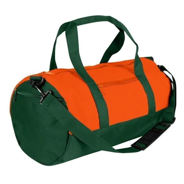 Order Custom Logo Nylon Poly Athletic Barrel Bags-Extensive Color Options-9 Sizes.... from ASI 73775 Unionwear