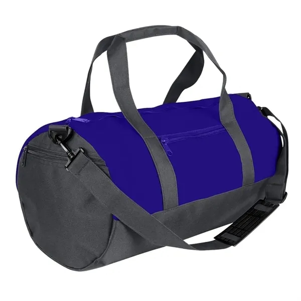 Order Custom Logo Nylon Poly Athletic Barrel Bags-Extensive Color Options-9 Sizes.... from ASI 73775 Unionwear