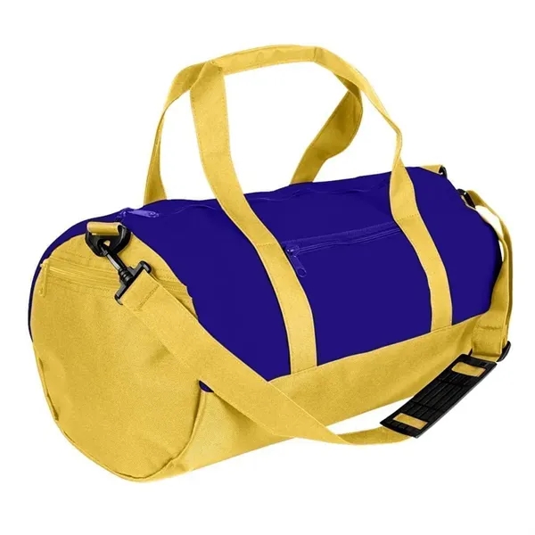 Order Custom Logo Nylon Poly Athletic Barrel Bags-Extensive Color Options-9 Sizes.... from ASI 73775 Unionwear
