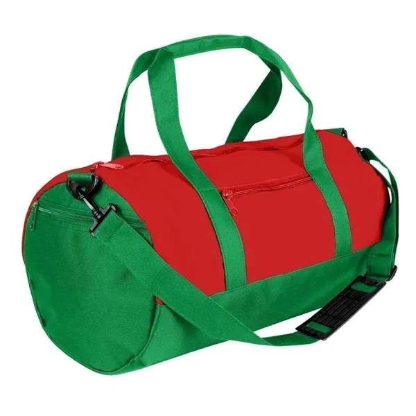 Order Custom Logo Nylon Poly Athletic Barrel Bags-Extensive Color Options-9 Sizes.... from ASI 73775 Unionwear