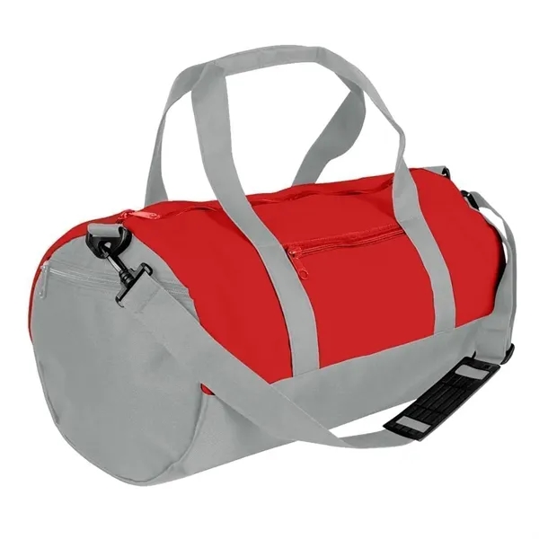 Order Custom Logo Nylon Poly Athletic Barrel Bags-Extensive Color Options-9 Sizes.... from ASI 73775 Unionwear