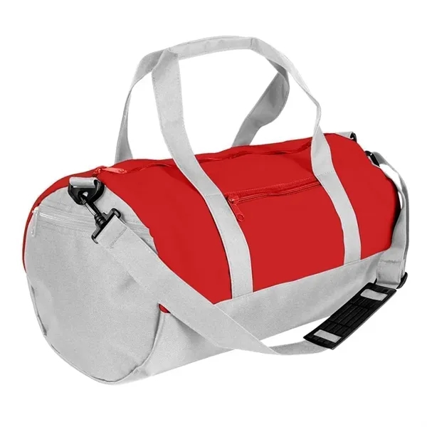 Order Custom Logo Nylon Poly Athletic Barrel Bags-Extensive Color Options-9 Sizes.... from ASI 73775 Unionwear