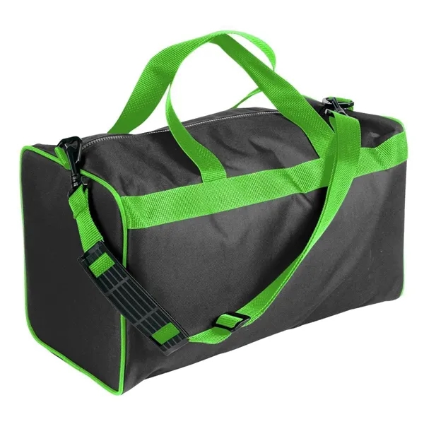 Order Custom Logo Nylon Poly Weekend Duffles-Extensive Color Options-9 Sizes. Union... from ASI 73775 Unionwear