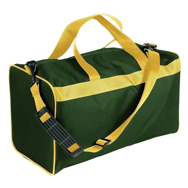 Order Custom Logo Nylon Poly Weekend Duffles-Extensive Color Options-9 Sizes. Union... from ASI 73775 Unionwear