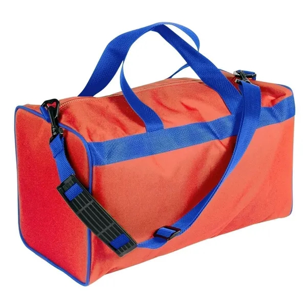 Order Custom Logo Nylon Poly Weekend Duffles-Extensive Color Options-9 Sizes. Union... from ASI 73775 Unionwear