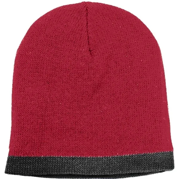 Order Knit Border Stripe Beanie USA Made / Union Label American... from ASI 73775 Unionwear