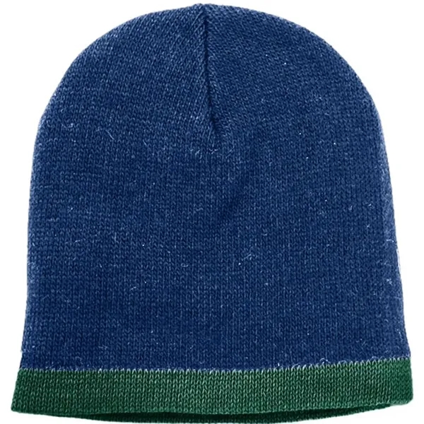 Order Knit Border Stripe Beanie USA Made / Union Label American... from ASI 73775 Unionwear