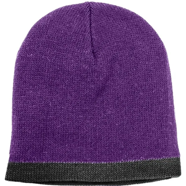 Order Knit Border Stripe Beanie USA Made / Union Label American... from ASI 73775 Unionwear