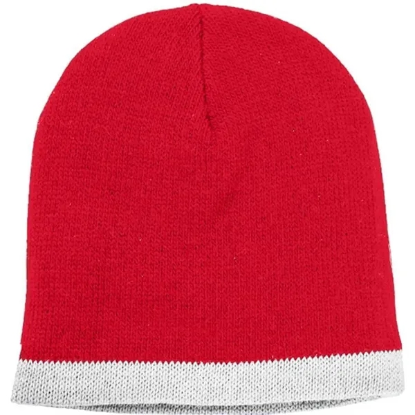 Order Knit Border Stripe Beanie USA Made / Union Label American... from ASI 73775 Unionwear