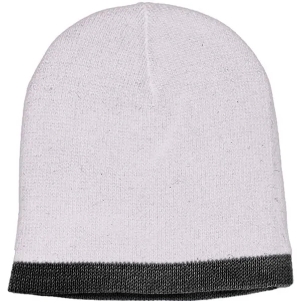 Order Knit Border Stripe Beanie USA Made / Union Label American... from ASI 73775 Unionwear