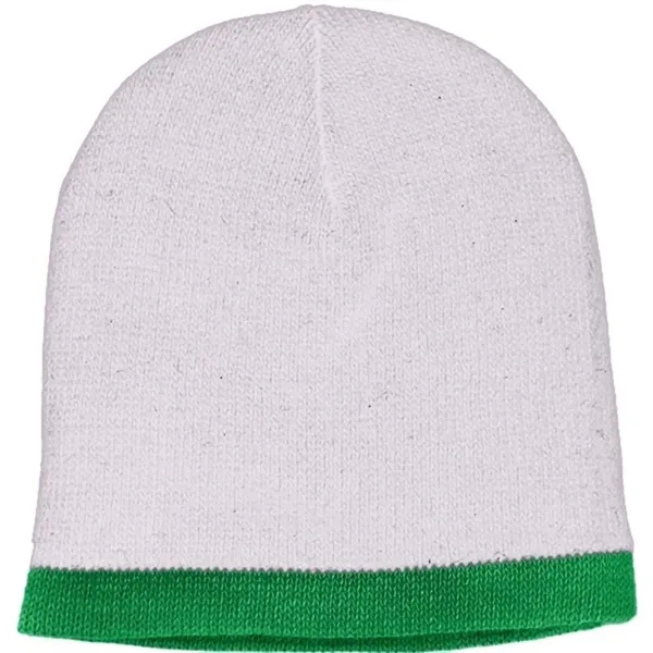 Order Knit Border Stripe Beanie USA Made / Union Label American... from ASI 73775 Unionwear