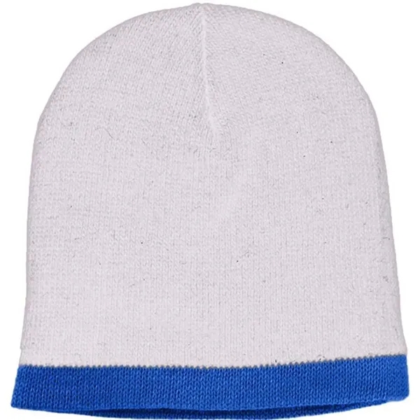 Order Knit Border Stripe Beanie USA Made / Union Label American... from ASI 73775 Unionwear