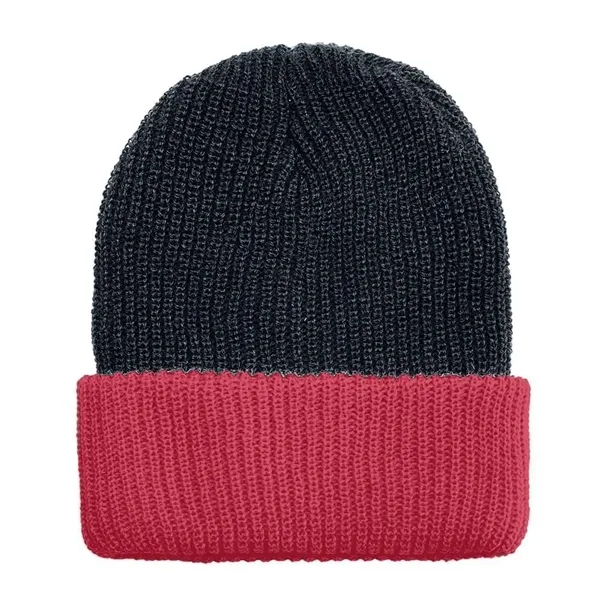 Order Contrast Cuff Knit Hat USA Made / Union Label American... from ASI 73775 Unionwear